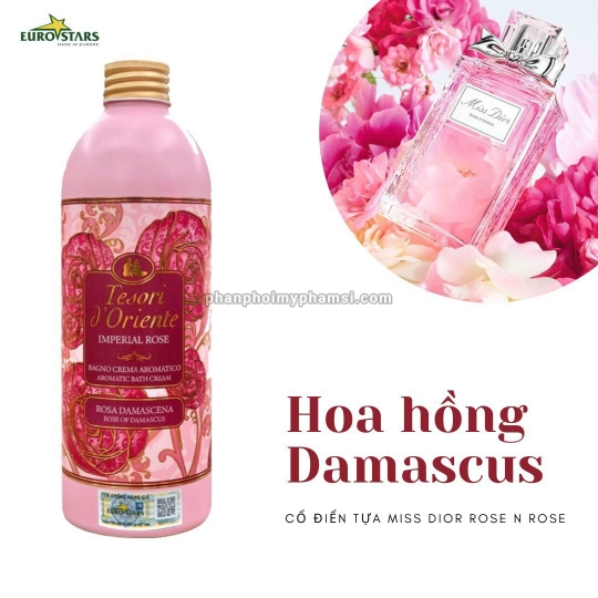 ⭐⭐⭐⭐⭐Sữa tắm Tesori d'Oriente Hoa hồng Damacus - Rose of Damascus 500ml⚡️