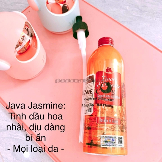 ⭐⭐⭐⭐⭐Sữa tắm nước hoa Tinh chất Hoa Nhài Tesori Java Jasmine