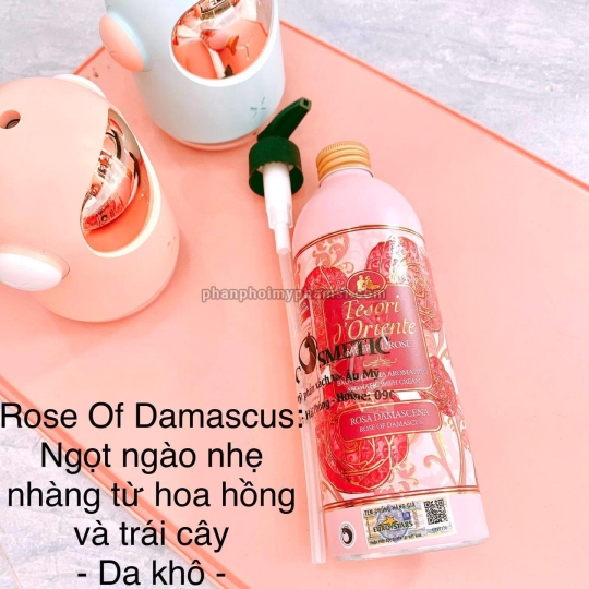 ⭐⭐⭐⭐⭐Sữa tắm Tesori d'Oriente Hoa hồng Damacus